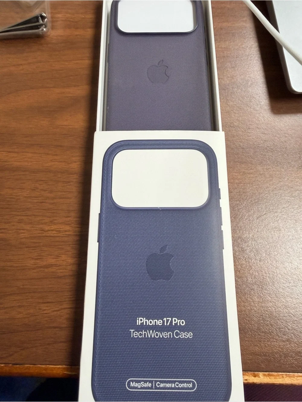 Apple MagSafe iPhone Case in techwoven Purple 17 pro